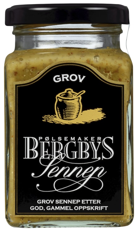 Sennep Grov 230g Bergbys