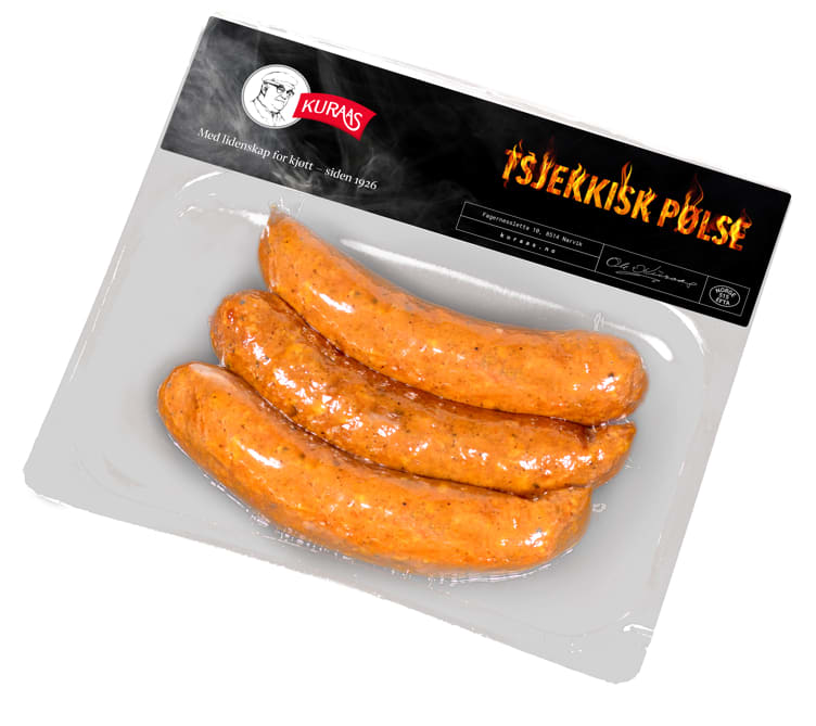 Tsjekkisk Pølse 300g Kuraas