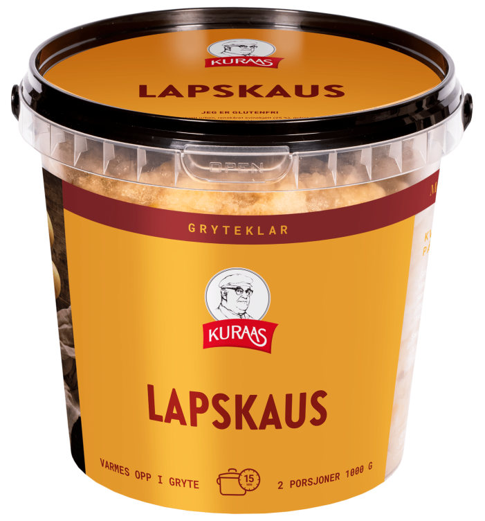 Lapskaus i Bøtte 1kg Kuraas