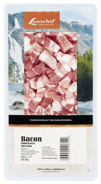 Bacon Terna Eldhusrøykt 300g Lundal