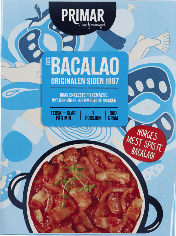 Bacalao Ekte Original 500g Primar