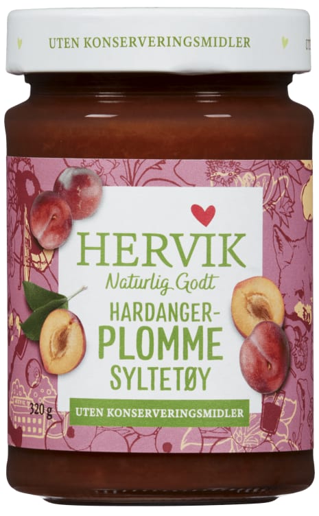 Plommesyltetøy 320g Hervik