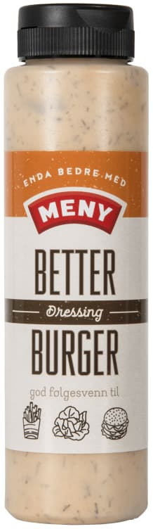 Burgerdressing 250g Meny