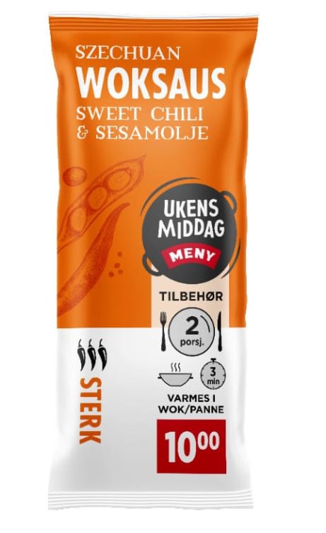 Woksaus Szechuan Sweet Chili&Sesam 0,7dl Meny