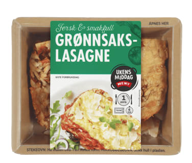 Grønnsakslasagne