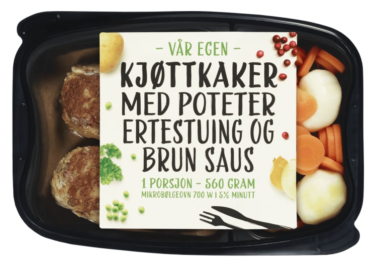 Kjøttkaker m/Brun Saus 560g