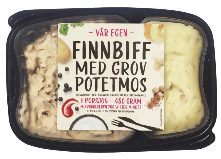 Finnbiff m/Grov Potetstappe 450g