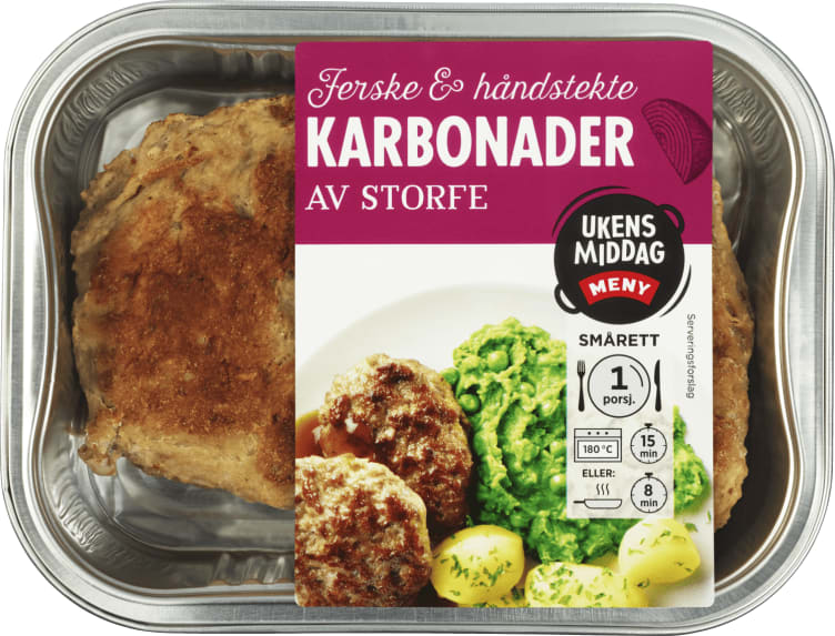 Bilde av Karbonader 2x100g Meny