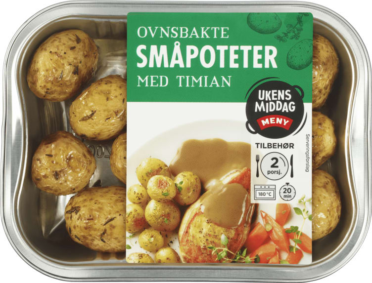 Småpoteter Ovnsbakte m/Timian 300g Meny
