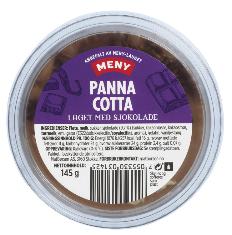 Product Image for Panna Cotta m/Sjokolade 145g Meny