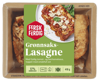 Grønnsakslasagne 410g Fersk&Ferdig