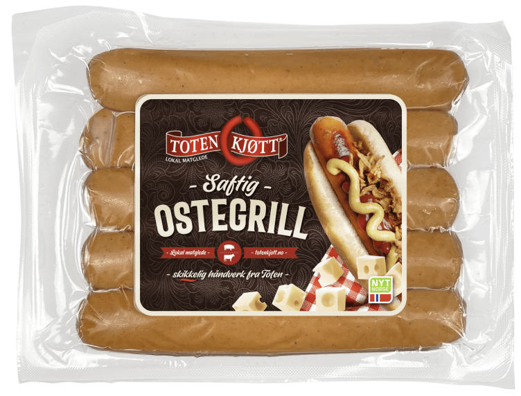 Ostegrill 370g Toten Kjøtt