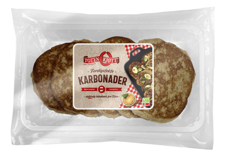 Karbonader 370g Toten Kjøtt