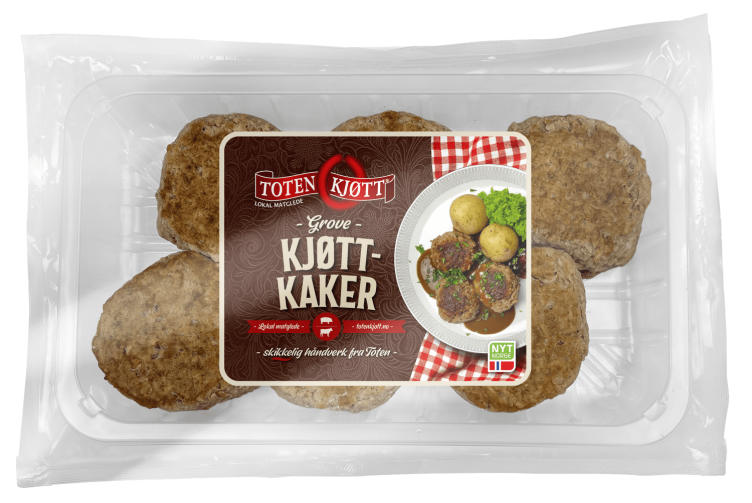 Kjøttkaker Grove 330g Toten Kjøtt