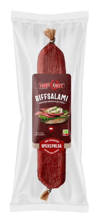 Biffsalami 300g Toten Kjøtt