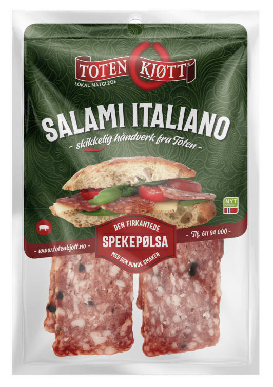 Salami Italiano 100g Toten Kjøtt
