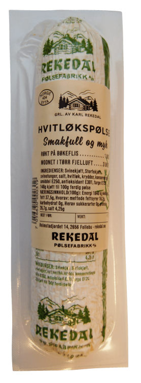 Hvitløkspølse 275g