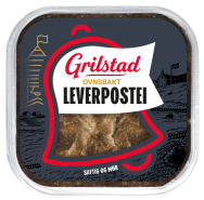 Leverpostei Grov 185g Grilstad