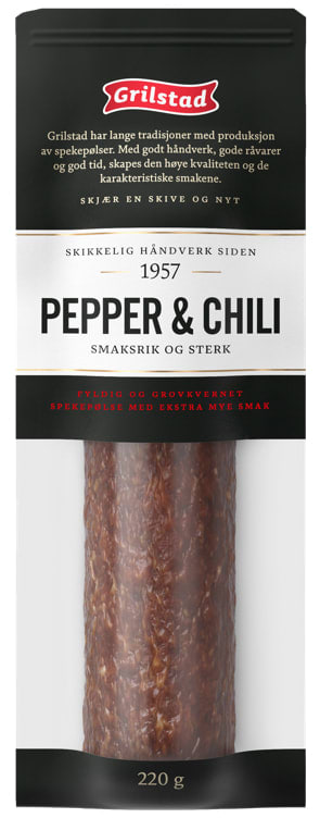 Grilstad Pepper & Chili 220g