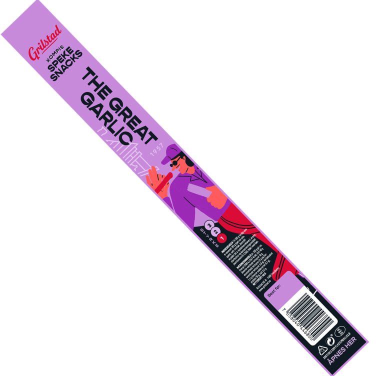 Product Image for Spekesnacks Kompis Great Garlic 40g Grilstad