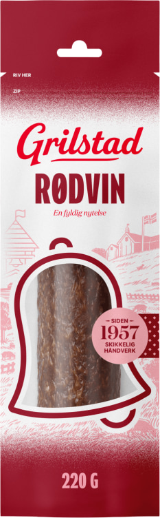 Product Image for Spekepølse hel Rødvin 220g Grilstad