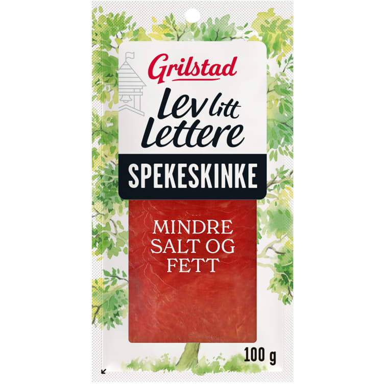 Spekeskinke Lev Litt Lettere 100g Grilstad