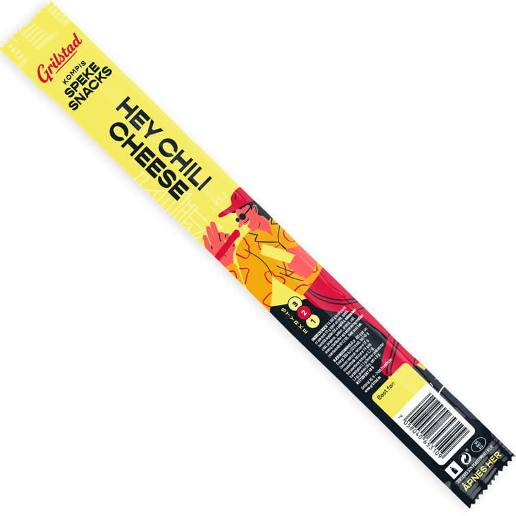 Product Image for Spekesnacks Hey Chili/Cheese 40g Grilstad