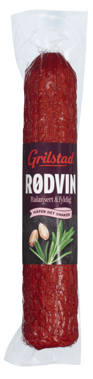 Rødvinspølse 240g Grilstad