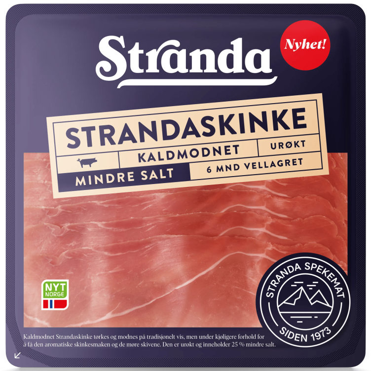 Strandaskinke Mindre Salt 85g Stranda