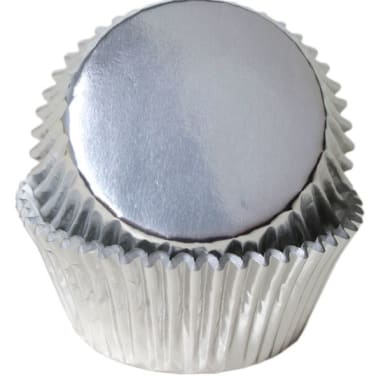 Muffinsformer Standard Sølv 45stk Cacas