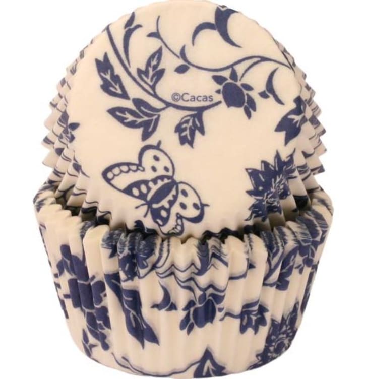 Product Image for Muffinsformer Blå Blomster 50stk Cacas