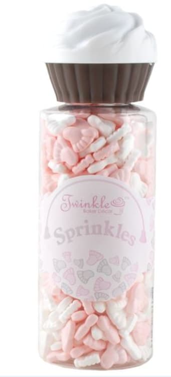 Kakestrø Babyføtter Rosa 75g Twinkle