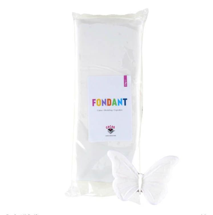 Fondant Hvit 1kg Cacas