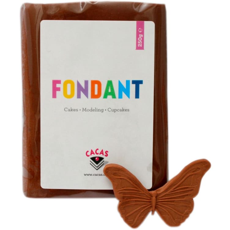 Fondant Brun Sjokolade Smak 250g Cacas