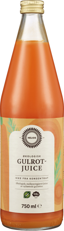 Gulrotjuice Økologisk 0,75l