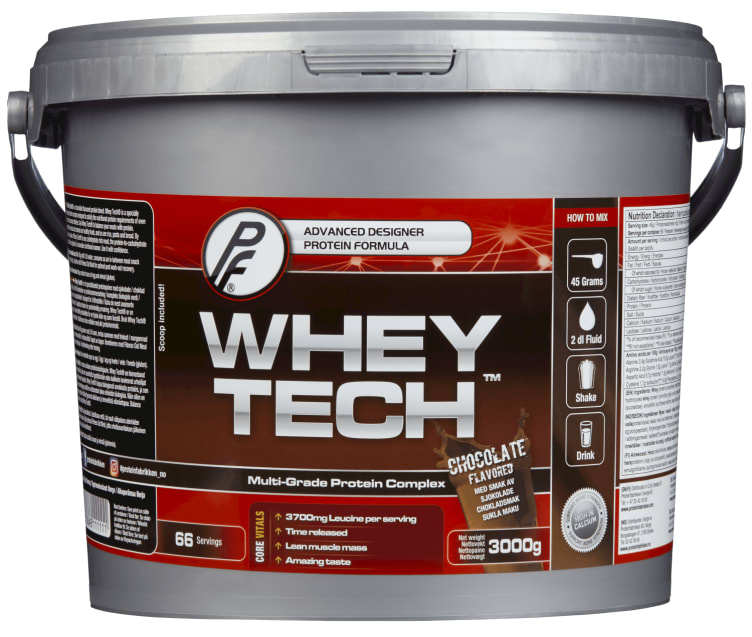 Bilde av Whey Tech Sjokoladepulver 3kg