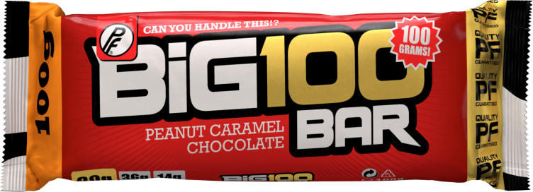Bilde av Big 100 Bar Peanut&Caramel 100g Pf
