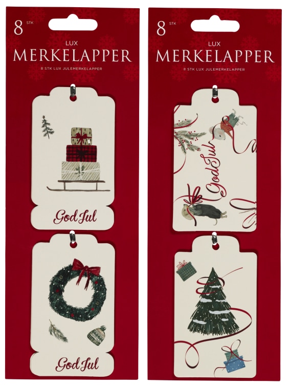 Merkelapper m/Blomster 8stk