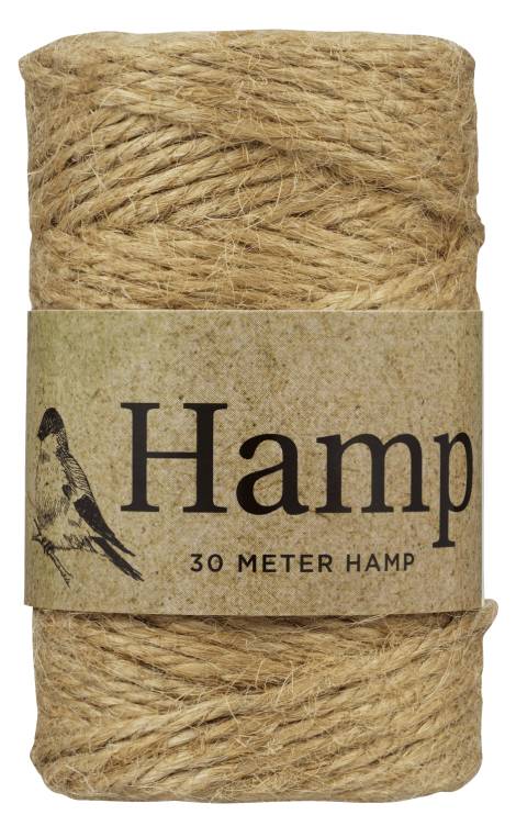 Hamprull Naturell/Rød 30m