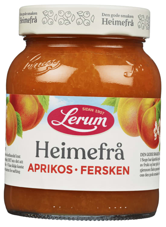 Bilde av Aprikos&Fersken Heimefrå 380g Lerum