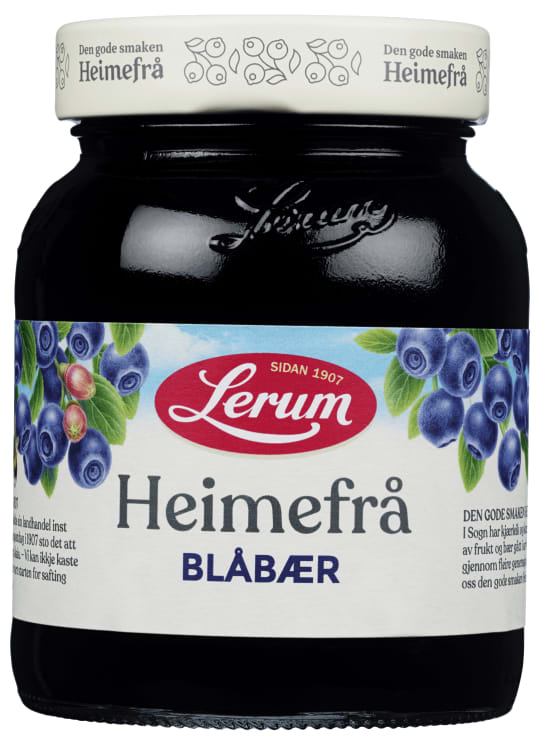 Blåbær Heimefrå 380g Lerum