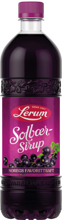 Solbærsirup 0,75l Lerum