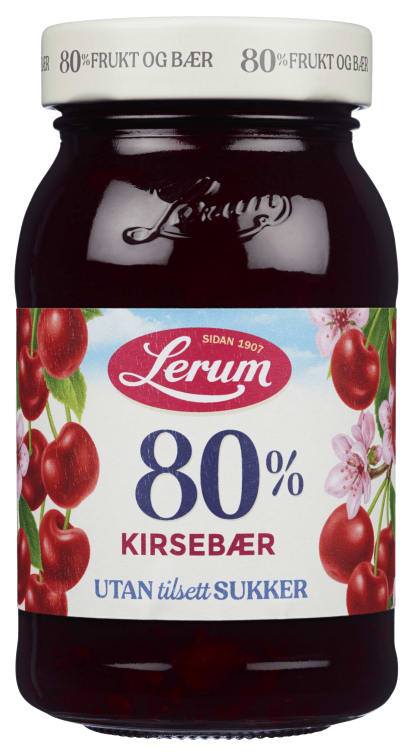 Kirsebærsyltetøy 340g Lerum