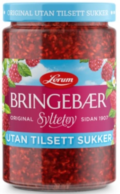 Bringebærsyltetøy u/Sukker 435g