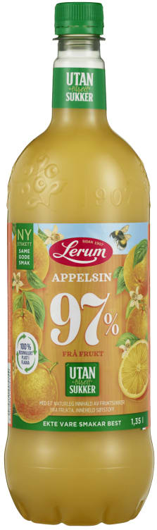 Appelsinsaft u/Sukker 1,35l Lerum