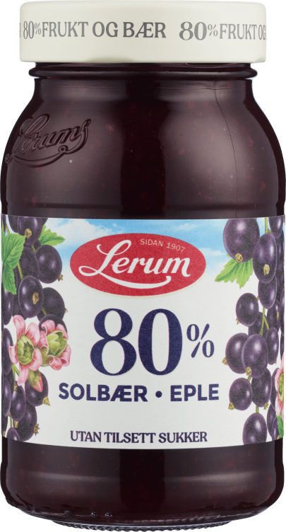 80% Solbær-Eple 345g Lerum