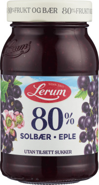 80% Solbær-Eple