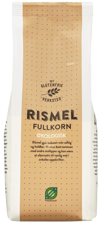 Rismel Fullkorn Økologisk 350g Dgv