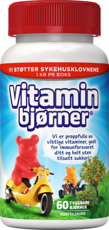 Vitaminbjørner 60stk Collett
