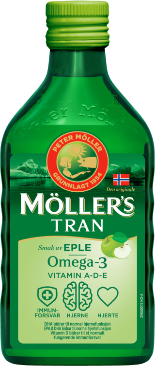 Møllers Tran Eplesmak 250ml